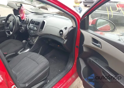 2013 Chevrolet Sonic Lt Auto from USA, damaged, VIN 1G1JC5SH8D4124701